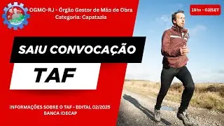 🚨 Edital OGMO-RJ 2025: Teste de Aptid&atilde;o F&iacute;sica (Capatazia) | Saiba Tudo!