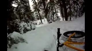 Fat Tire Bikes out in the snow!