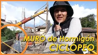 MURO COLINDANTE DE HORMIGÓN CICLÓPEO | PROCESO CONSTRUCTIVO | COTASUR ARQUITECTURA.