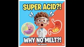 Why Doesn&rsquo;t Your Stomach Melt?! 🤯🔥 | The Acid Secret Inside You! 🧪 | Little Learniverse