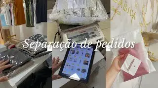 Separação de pedidos nas minhas 2 empresa Basic bastidores nosso Showroom 