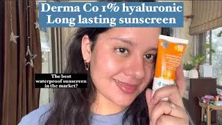The Derma Co 1% hyaluronic acid long lasting sunscreen review || Dr. Rakshita