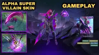 ALPHA SUPER VILLAIN ABYSS SKIN FULL EFFECTS GAMEPLAY
