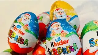 Christmas Kinder Surprise Maxi ASMR Unboxing 