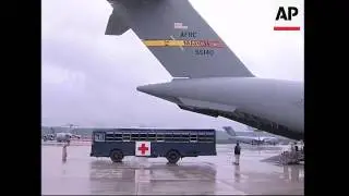 Injured CBS correspondent arrives at Ramstein Air Base for treatment