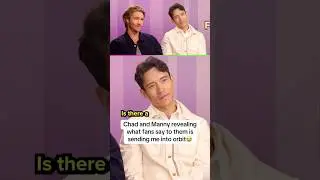 Chad and Manny reveal what fans *really* say to them 😭 #shorts
