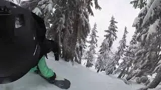 24/25 Day 33 Run 08 Stevens Pass Snowboarding February