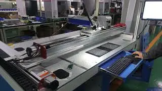Two axis xy moving customized size fiber laser marking machine details show