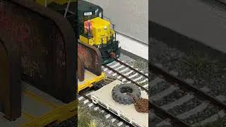 Bridge preview pt. II #train #railroad #modeltrains #modelrailroad #h0scale #custompaint #jordan