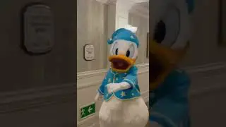 Photo time with Donald duck @Hong Kong Disneyland Hotel   Kingdom club