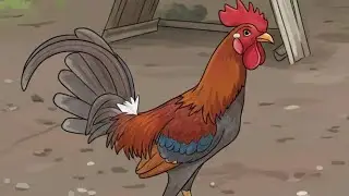 FEEDING  TIME sa mga alagang manok sa umaga   daily  routine. 