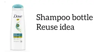 simple bottle art /shampoo bottle reuse idea /#shampoo bottle reuse idea # bottle art # short video