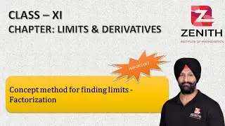 Concept - How to find limits with factorization method
