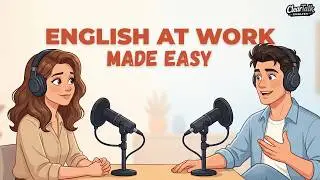 Work Routine in English | Basic A1 Conversation & Listening Practice
