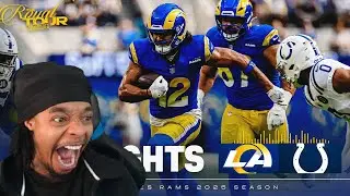 FlightReacts To Colts vs. Los Angeles Rams Game Highlights | NFL 2025 Season Week 4!