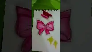 Realistic bow ✨ drawing #art #easydrawing #draw #drawing
