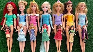 Disney Princess Doll Makeover ~ DIY Miniature Ideas for Barbie   Wig, Dress, Faceup, andMore! DIY