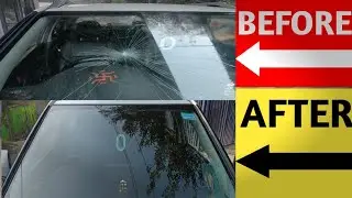 Maruti Brezza 2025 Front Glass Change | Original Windshield Replacement. 🔧 🚗🚕🚓