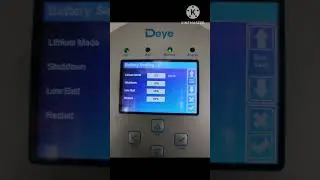 MY DEYE SHUT DOWN LOW BAT AND RESTART SETTINGS WITH JK BMS