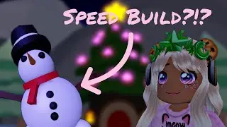 RoPets Winter SNOWMAN Speedbuild! (Roblox)