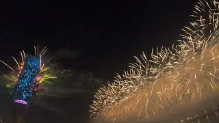 Big Firework Show at Belgrade Tower - Europe [4K]