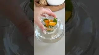 Orange, mint & chamomile tea 🍊🫖✨ #asmr #recipe #aestheic #tea #icedtea #icetea #drinks