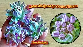 How to make a lotus flower using eruku flowers/எருக்கு பூவை பயன்படுத்தி தாமரை செய்வது எப்படி