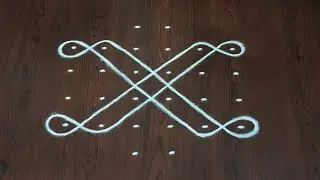 6dots melikala muggulu|easy rangoli|daily chukkala muggulu||sikku,kambhi,neli kolams|#Nice Rangoli