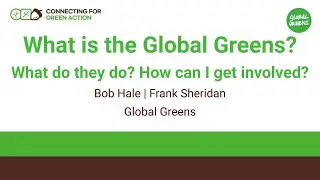 What is the Global Greens? What do we do now? What else should we be doing? How can I get involved?