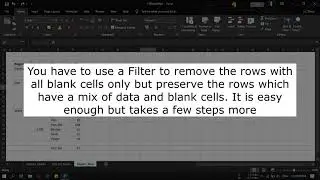 How to Remove Blank Rows in Excel the Easy Way