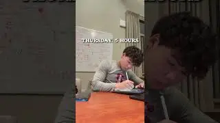 how many hours i studied during midterms week as a Stanford premed #study #stanford #vlog #medicine