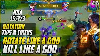 HOW TO ROTATE TIPS AND TRICKS | GUSION ROTATION GUIDE | Gusion Gameplay | Mobile Legends