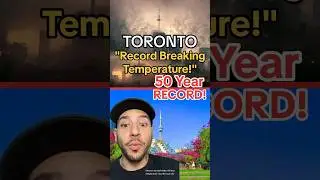 Toronto, Are We in a Climate Crisis! Record Breaking Temperatures in our City! #toronto