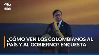 Así ven los colombianos la gestión de Gustavo Petro y al país a tres años de Gobierno, según Invamer