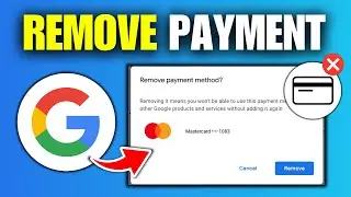 How To Remove Payment Method From Google Account