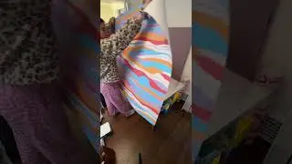 How to remove renter friendly wallpaper. I upcycled it!