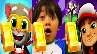 iGameBox🦸Super Tom⎮Jake Zoombie⎮Atlantis Gear Ryan🚦Ryan✔︎Subway Surfers Cambridge,Tom Gold Run #10