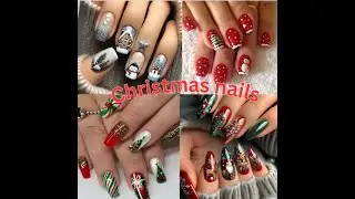 New Christmas nail art ideas 2024 #christmasnail #u&ntilde;as #natdenails
