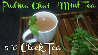 Mint Tea|Pudina Chai|5 'o' Clock Tea|Hot Beverage|Milk Tea With Mint Flavour|Winter Special Drink|
