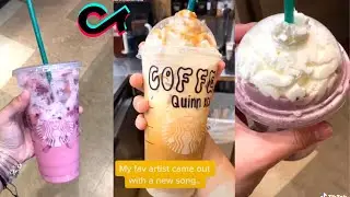 Making Starbucks Drinks || Starbucks Drinks Recipes || Tik Tok Compilation  (Part 2)