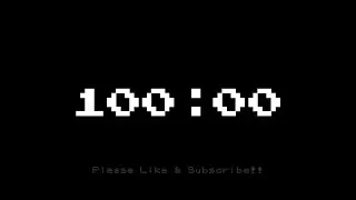 100 MINUTE - TIMER & ALARM - FULL HD - COUNTDOWN