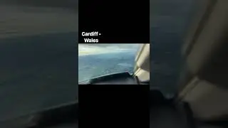 Approach to Cardiff - Wales #airplane #wales #cardiff #aviation #flying #timelapse