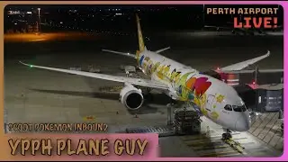 🔴🎥✈️ SCOOT POKEMON INBOUND! PERTH PLANE SPOTTING LIVE @ T1 W/ YPG