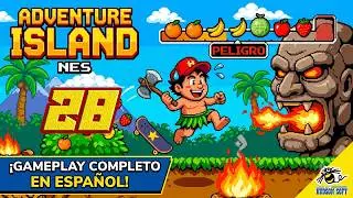 🌴Adventure Island NES 28 Longplay Completo en Espa&ntilde;ol | Cl&aacute;sico de Plataformas Hudson Soft