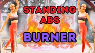 15 Minute Standing Abs Workout | No Equipment Core Burner