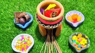 ASMR satisfying cooking candy and chocolate and snacks 😋 #asmr #cooking 