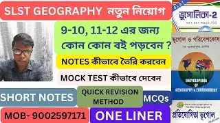 SLST GEOGRAPHY BOOKLIST II NEW SLST PREPARATION