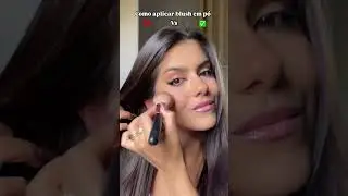 Blush em p&oacute;: como aplicar do jeito certo! #makeup #maquiagem #belezasustentavel
