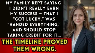 My Family Said I Didn&rsquo;t Earn My Success &mdash; The Timeline Proved I Did [FULL STORY]