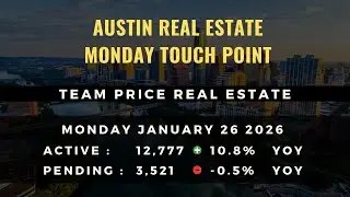 Monday Touch Point &ndash; Jan 26, 2026 : Austin Real Estate Market Update